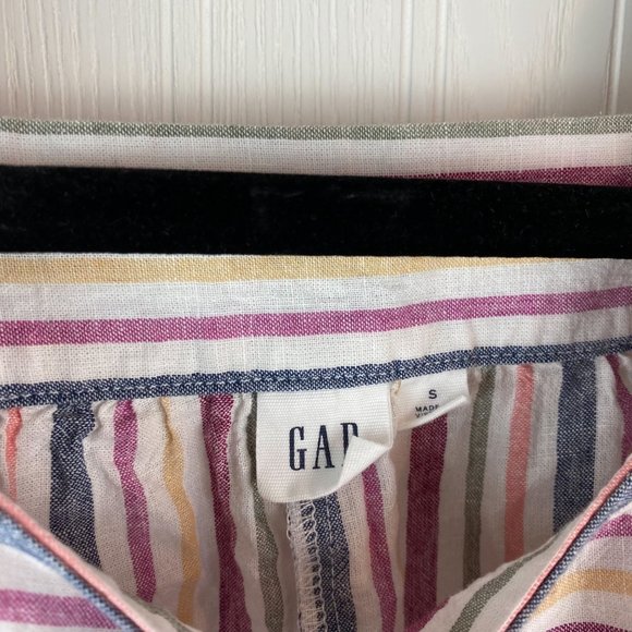 Gap Strip Blouse Size Small - Picture 3 of 3
